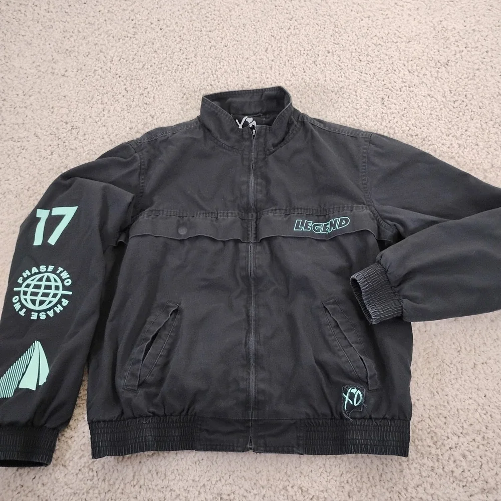 The Weeknd XO Jacket Mens Small Black Starboy Legend Hip Hop Rap 2017 World Tour